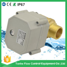 1" Inch Dn25 2 Way Brass Male Thread Electric Control Water Motorized Ball Valve